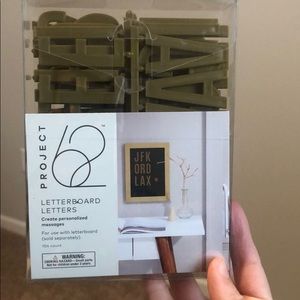 IN BOX - Project 62 Letterboard Letters